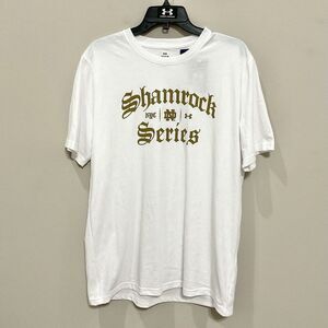 Notre Dame Fighting Irish 2024 Shamrock Series White T-Shirt Sz 2X New Tee